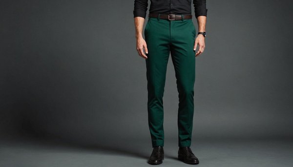 Découvrez les pantalons kirk vert foncé pour un look tendance